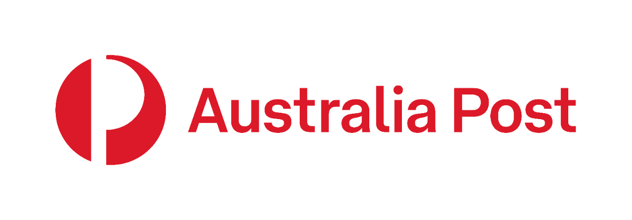 Australia Post logo - red text