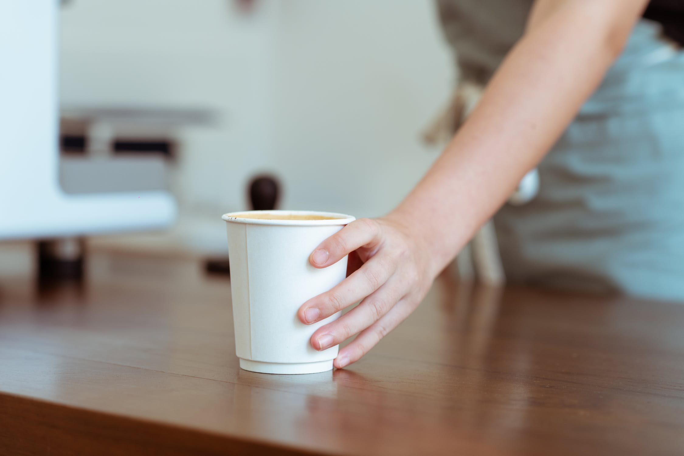 If you aren't able to use your reusable coffee cup, say no to the lid!