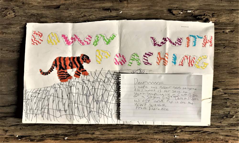 Love letter to nature written by Florence