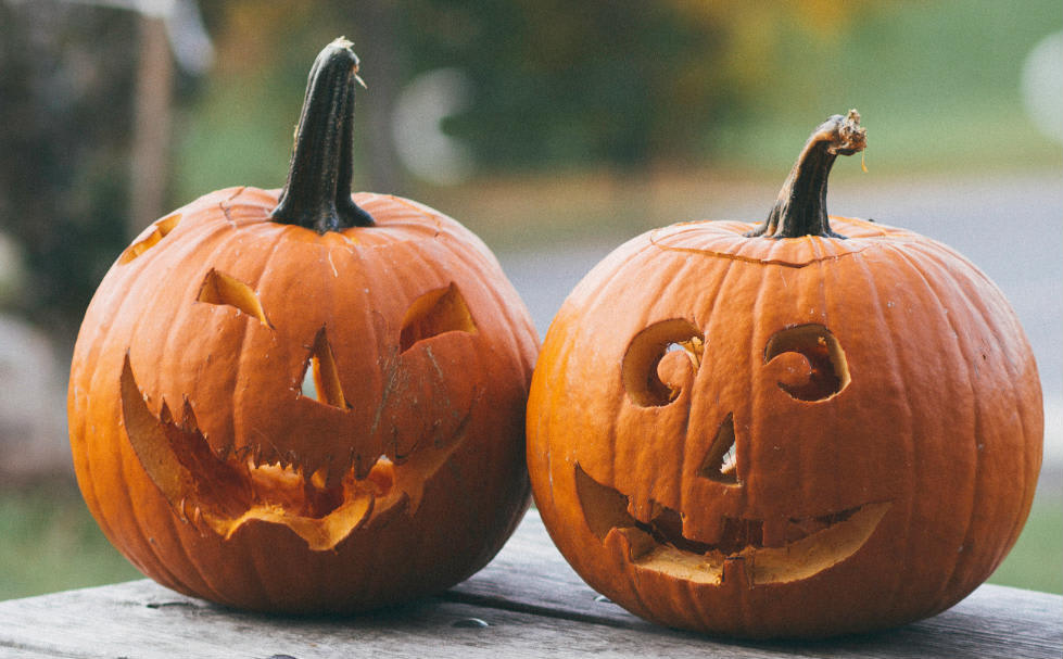 Sustainable, traditional jack o lanterns