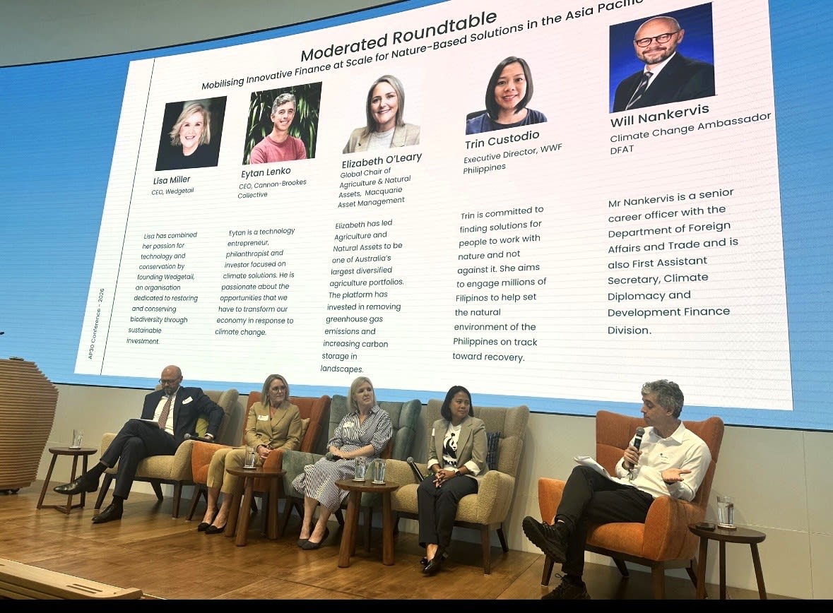 Innovative Finance for Nature-based Solutions across Asia Pacific event Sydney 2026
