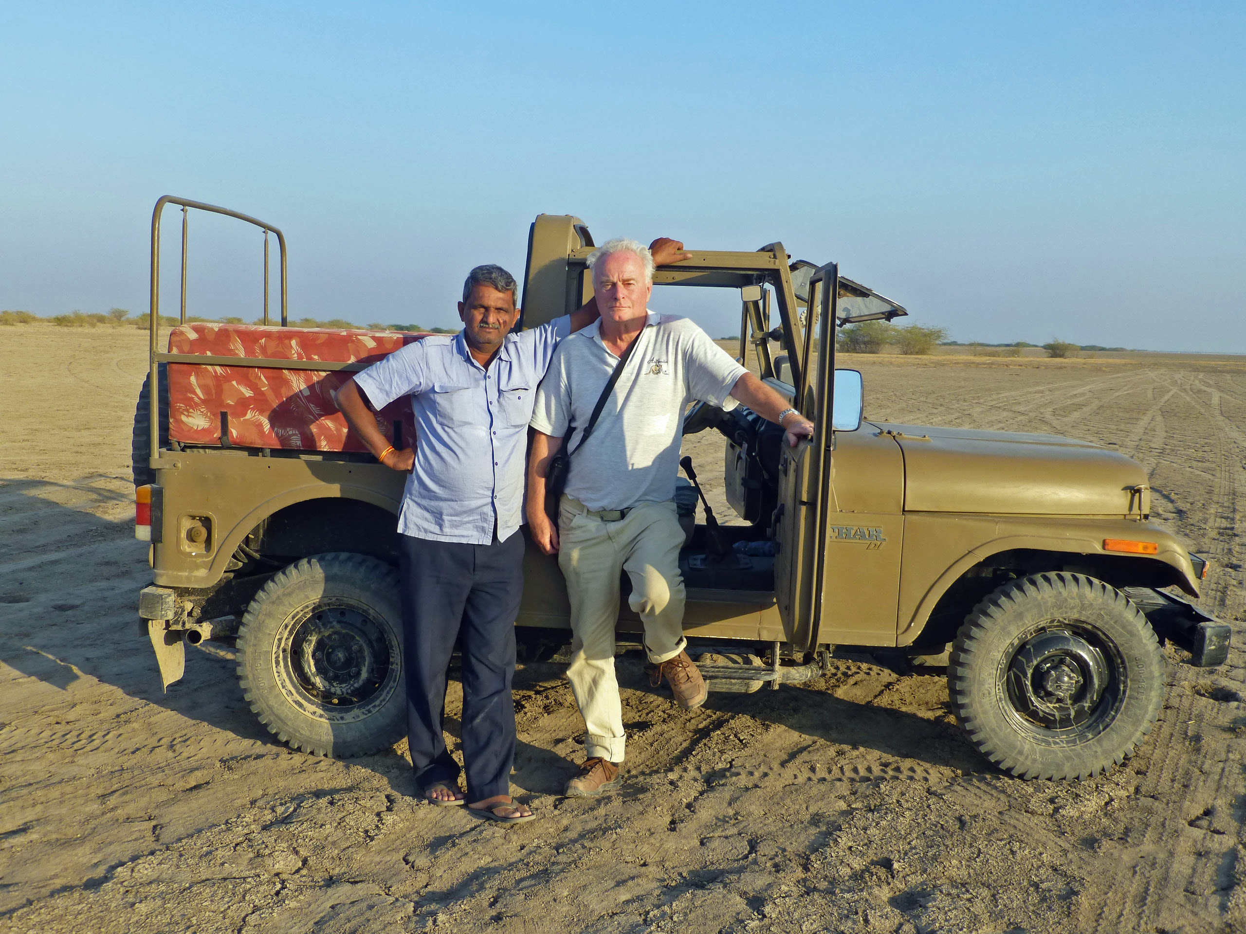 David Waterhouse in Little Rann of Kutch, India