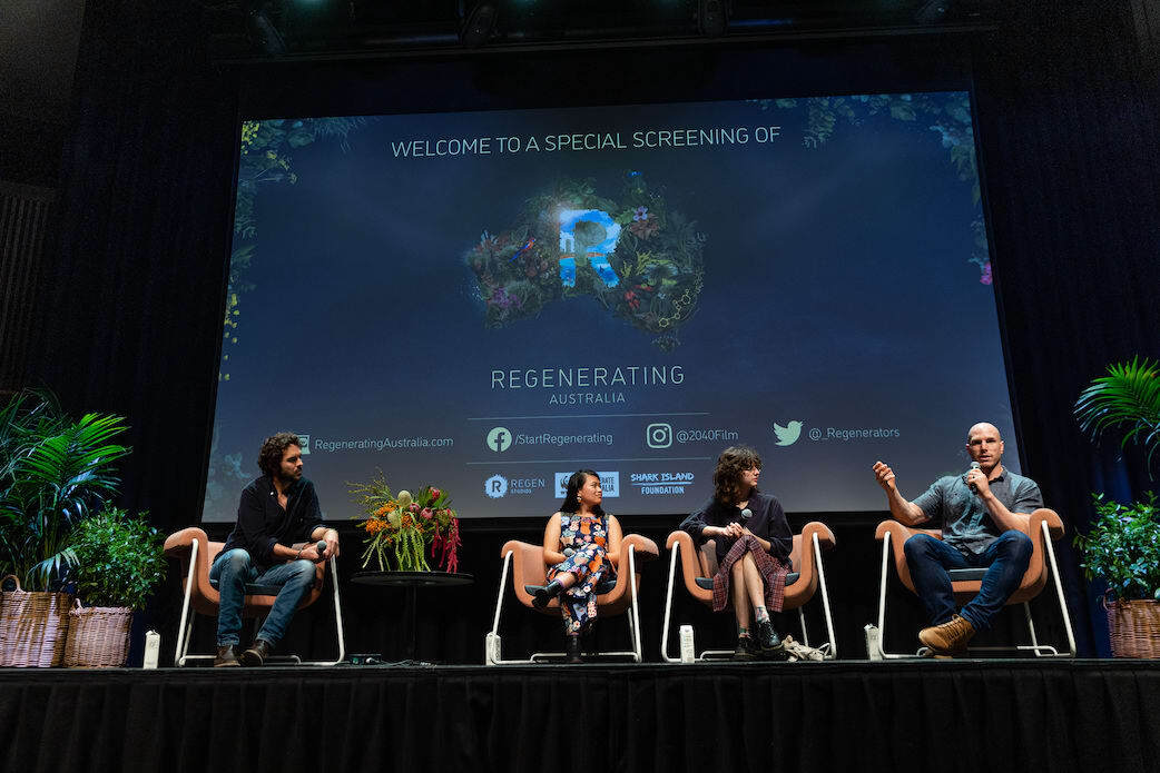 Over 7,200 people attended 60 screenings of Regenerating Australia