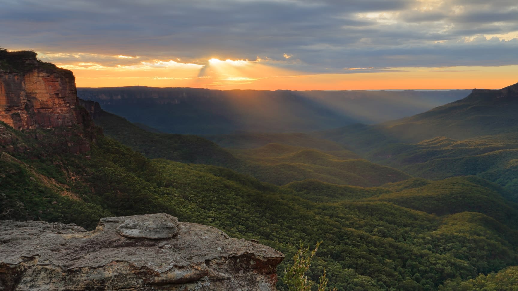 Sunrise Blue Mountains Australia