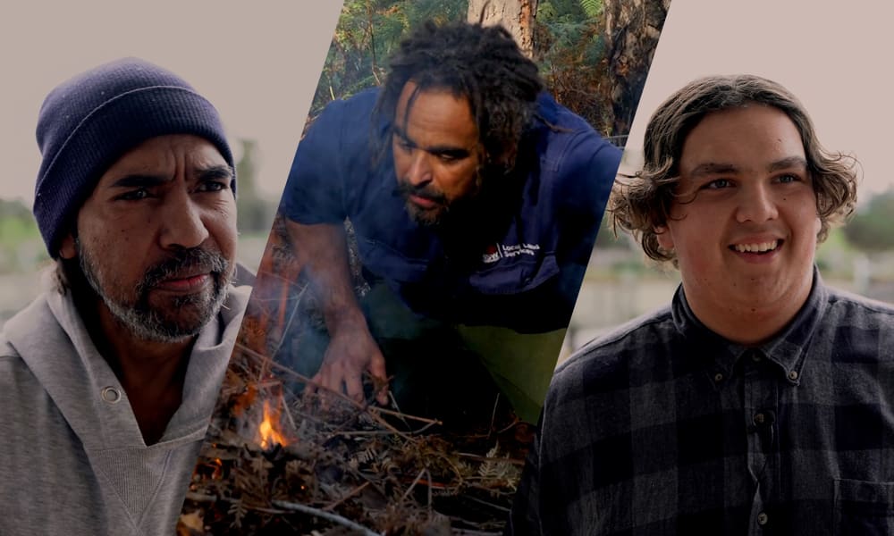 Uncle Warren Foster, Dan Morgan and Koby Morgan of Firesticks Alliance