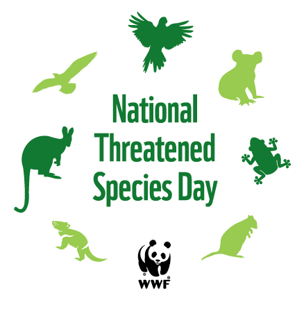 National Threatened Species Day lockup logo