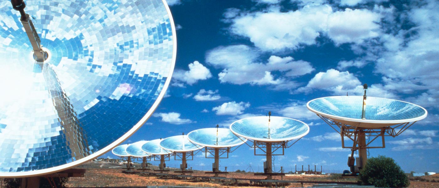 Solar Power Station at White Cliffs= New South Wales= Australia
