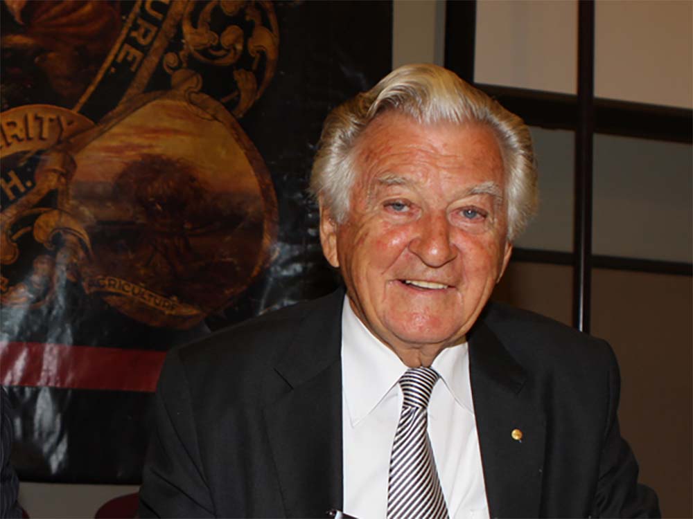 Former Prime Minister of Australia Bob Hawke - Creative Commons - Troy Brampston