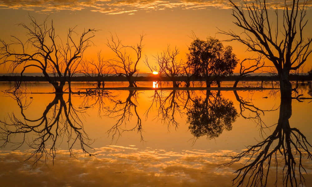 Lake Pinaroo in Sturt National Park