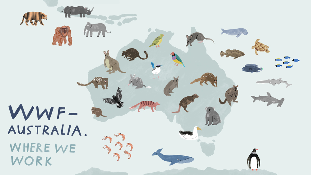 WWF-Australia - where we work