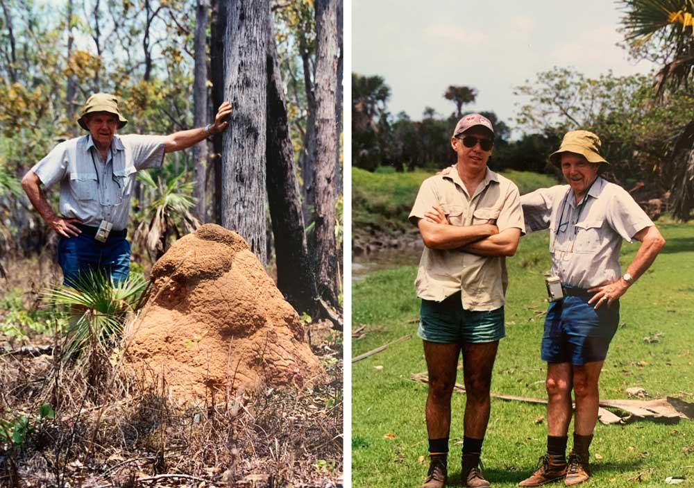 Andrew McPhee and his dad Nathan McPhee in Arnhem Land