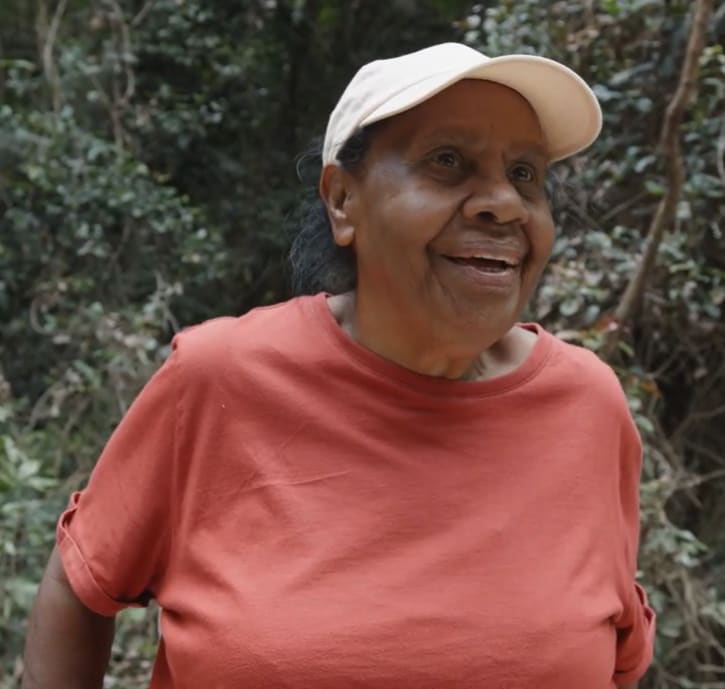 Aunty Rita Gutchen, a Djabugay Ewamian Elder, had not seen a platypus for more than 60 years. Not since she and her friends would run down to the local swimming hole each afternoon after finishing school at the Mona Mona Mission.