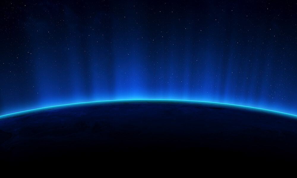 Earth Hour blue planet