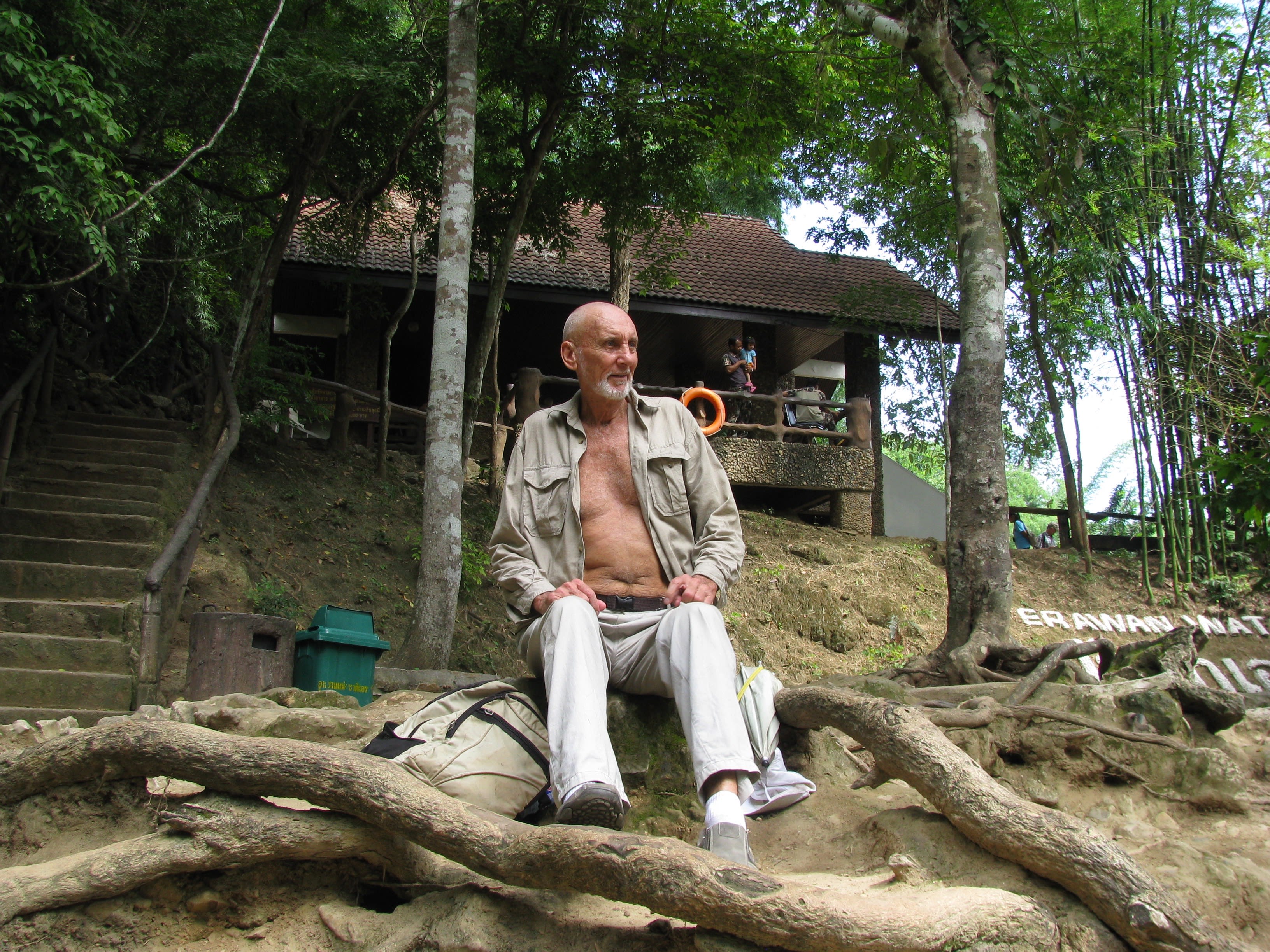 John at Erawan Waterfalls - Thailand