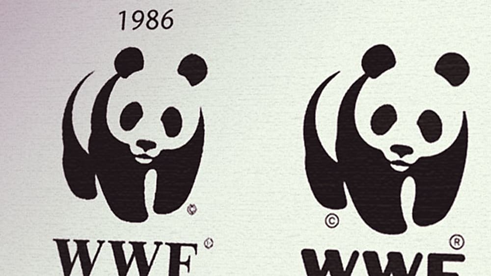 WWF logo evolution