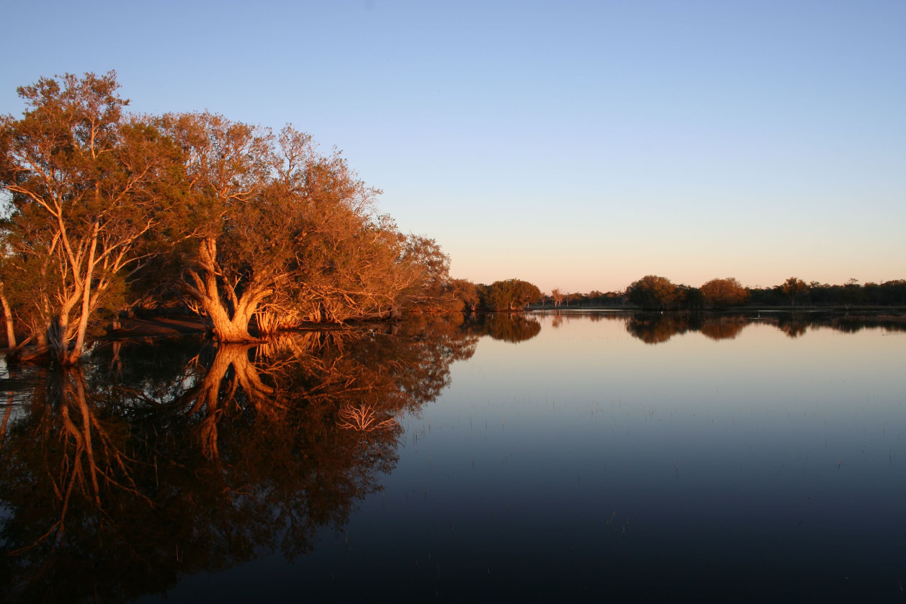 Kimberley, Western Australia - 23 June 2006
Munkajarra wetlands near Derby at sunrise.