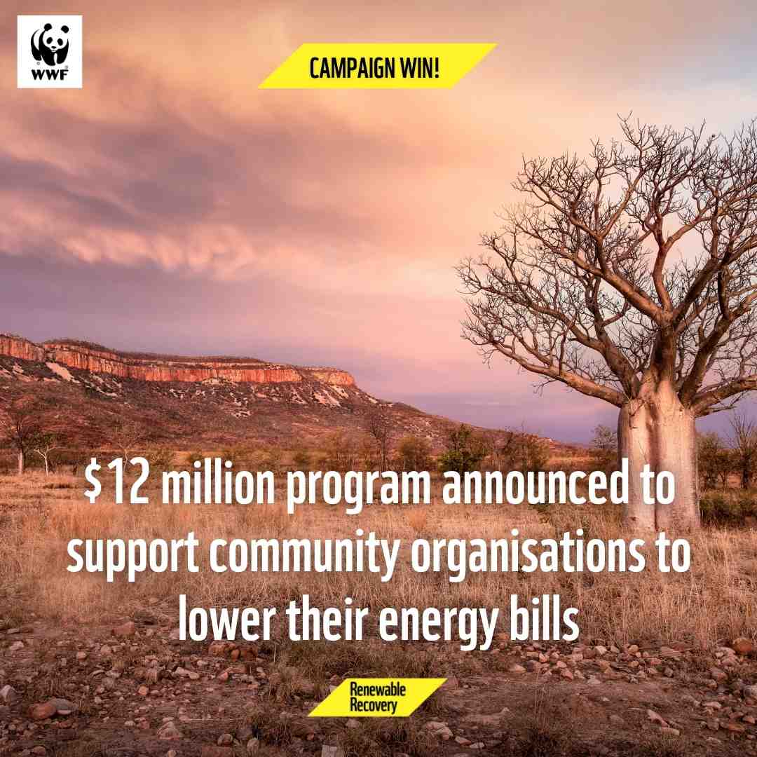 Program announced to support community organisations to lower energy bills
