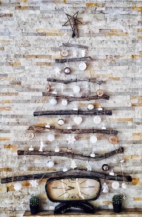 Driftwood Christmas tree