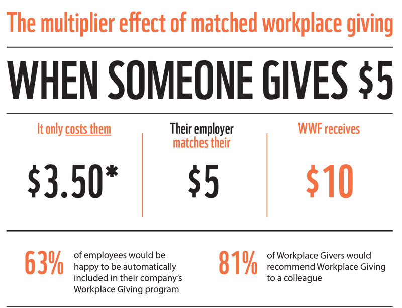 The multiplier effect of matched workplace giving